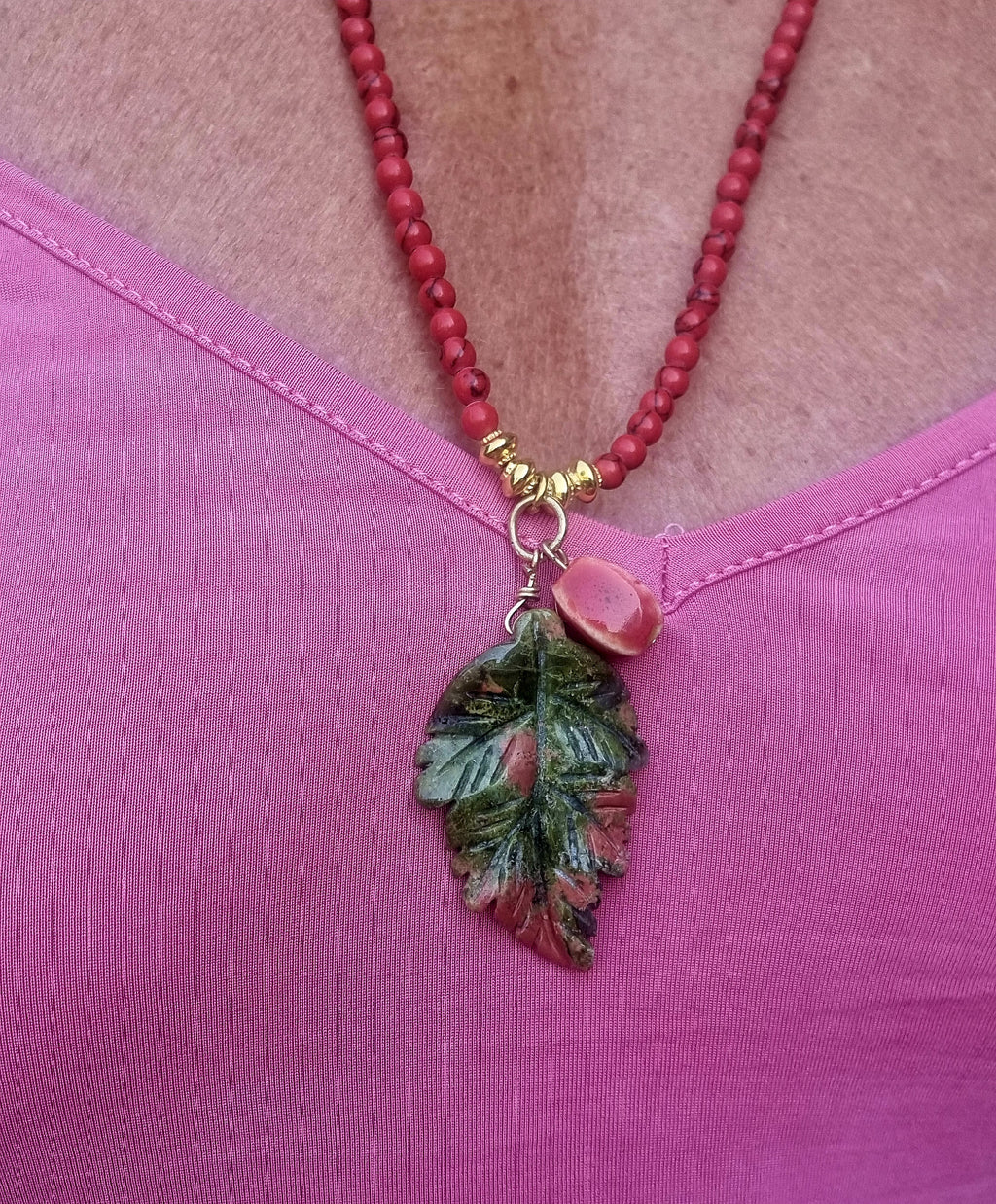 Collier "Sève Ecarlate" https://www.b-tao.be/