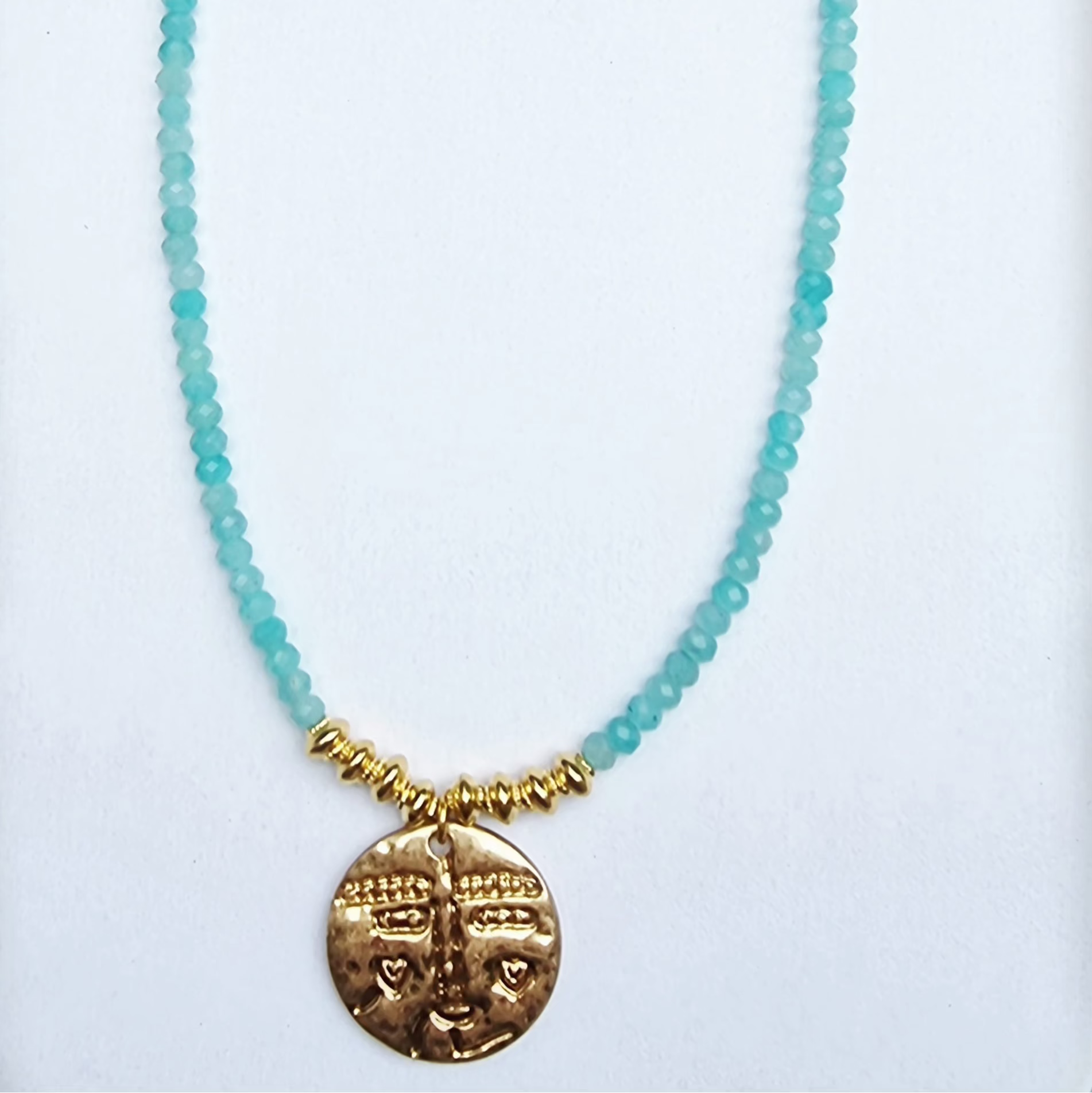 Collier Maya Turquoise Or Fin https://www.b-tao.be/