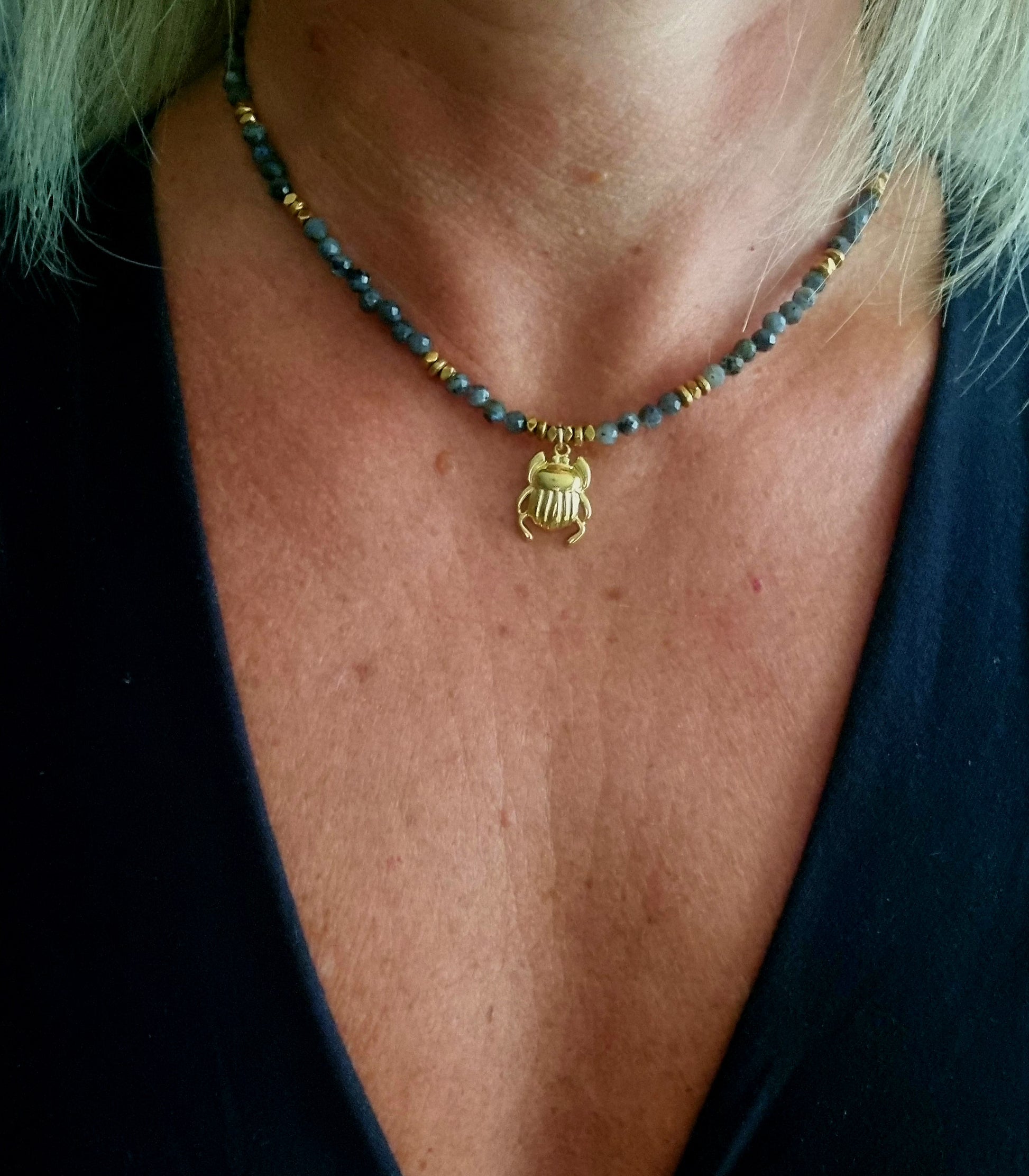 collier " Scarabée Solaire " https://www.b-tao.be/